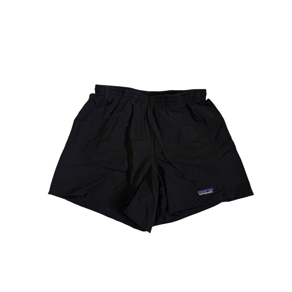 Patagonia Women's Size XX Small Black 4.5" Inseam Unlined Baggies Shorts Pockets